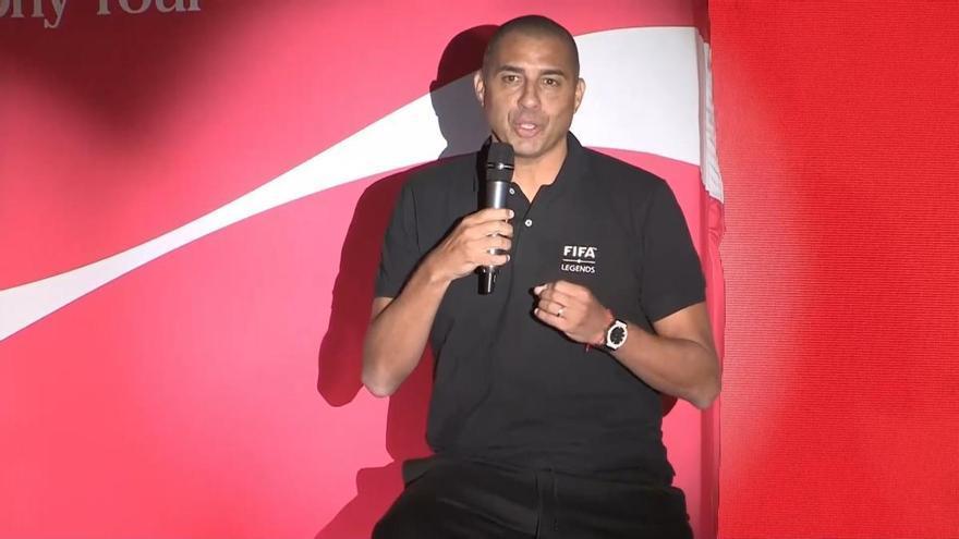 La Copa del Mundo llega a Bogotá de la mano de Trezeguet