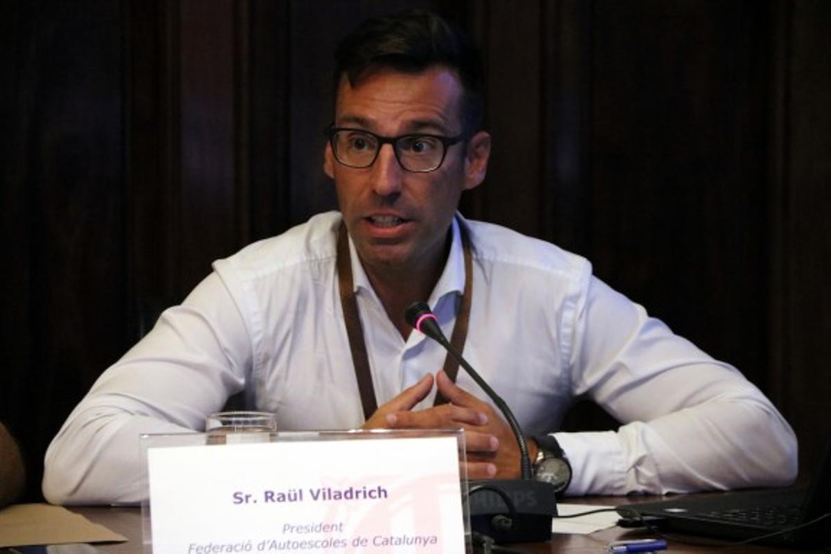 Raül Viladrich, presidente de la Federació d'Autoescoles de Catalunya