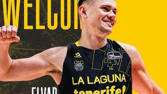 Fichaje sorpresa en La Laguna Tenerife, que incorpora a Elvar Fridriksson