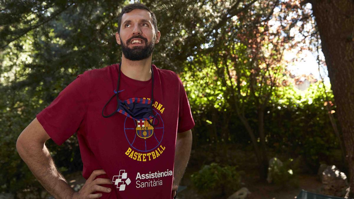 Mirotic, ilusionado ante su tercera temporada en el Barça