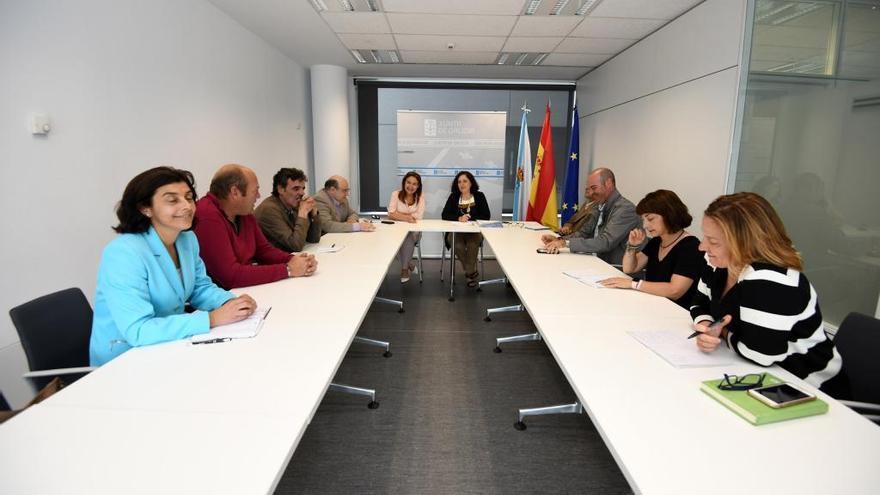 Una imagen de la reunión de hoy en Pontevedra.// G.Santos