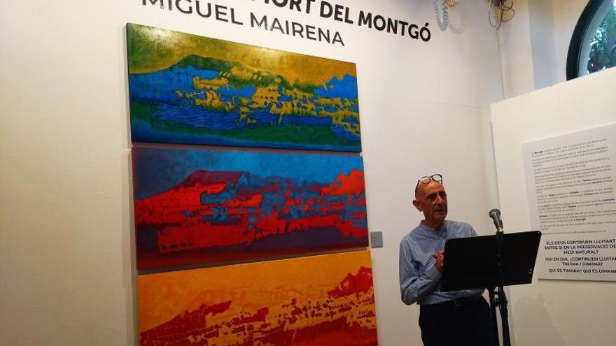 Miguel Mairena, en la presentación de la exposición. | A. P. F.
