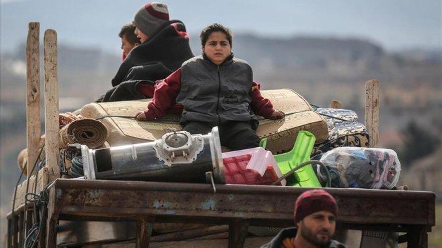 El frío y la enfermedad amenazan a medio millar de desplazados sirios