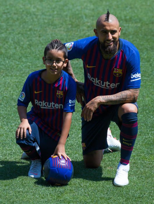 Presentació d'Arturo Vidal