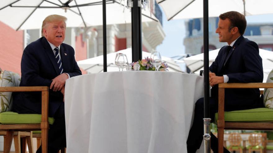 Donald Trump marca el inicio de la cumbre del G7 en Biarritz