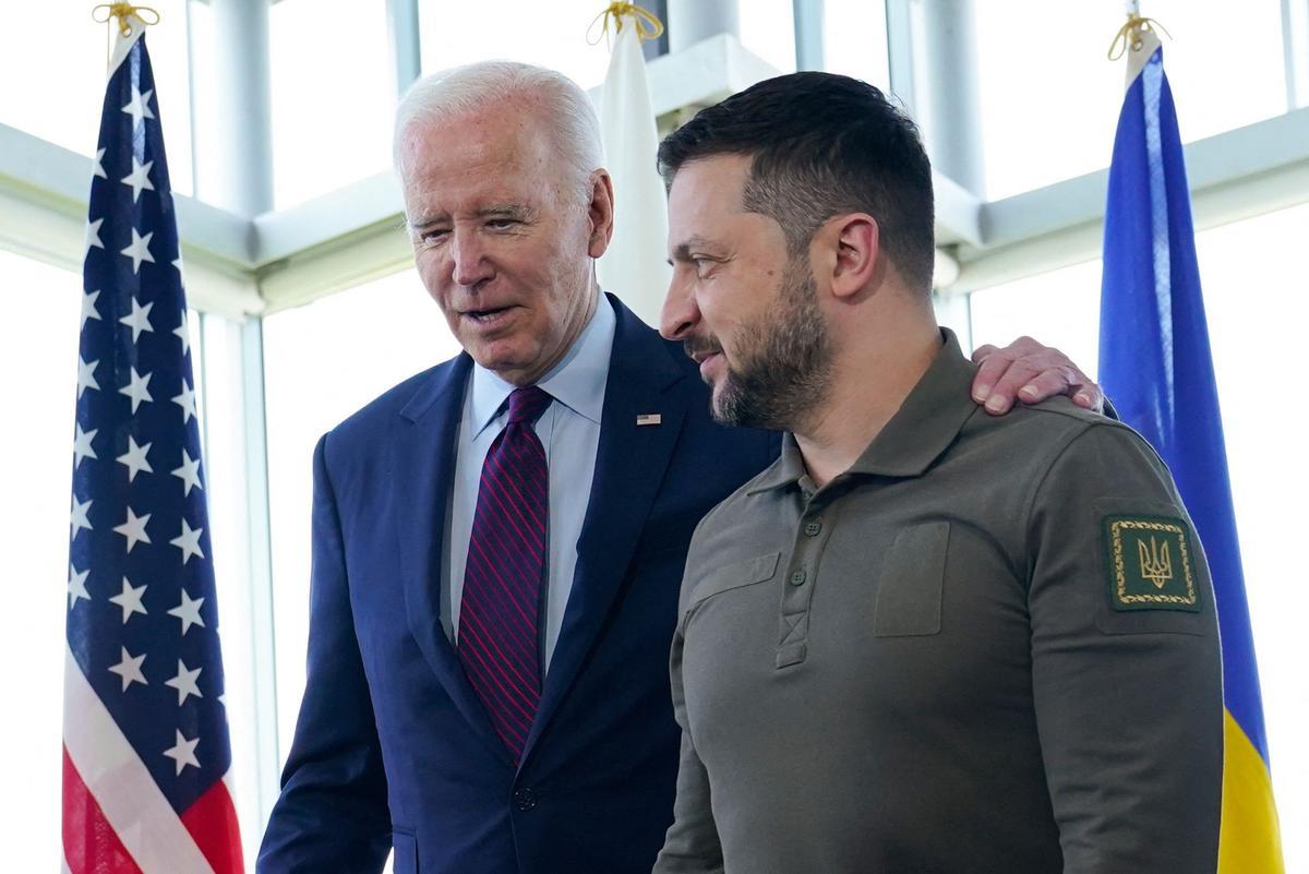 Zelenskiy en  la cumbre de líderes del Grupo de los Siete (G-7) en Hiroshima