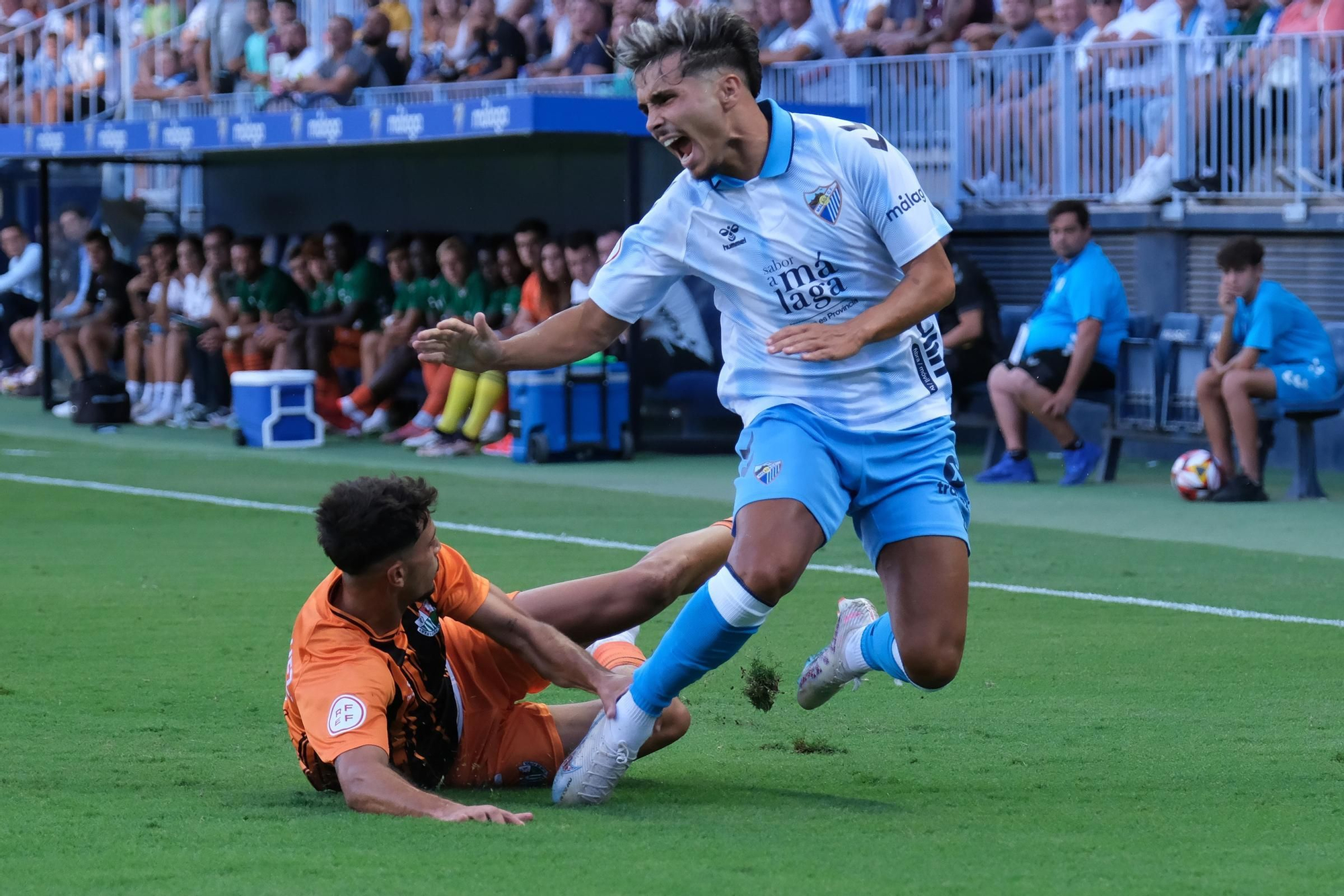 Málaga CF - Antequera CF: el Trofeo Costa del Sol, en imágenes