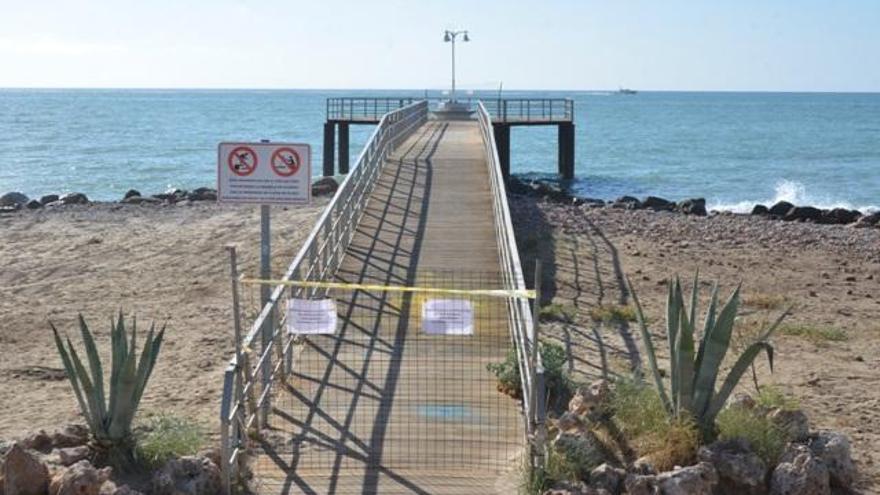 El PP alerta que la pasarela de la playa de Xilxes está en peligro