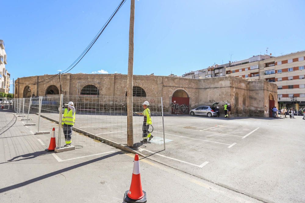 Así está la plaza de toros de Orihuela antes de se