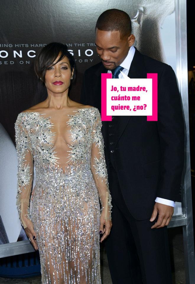 Will Smith le susurra a Jada Pinkett sobre su madre