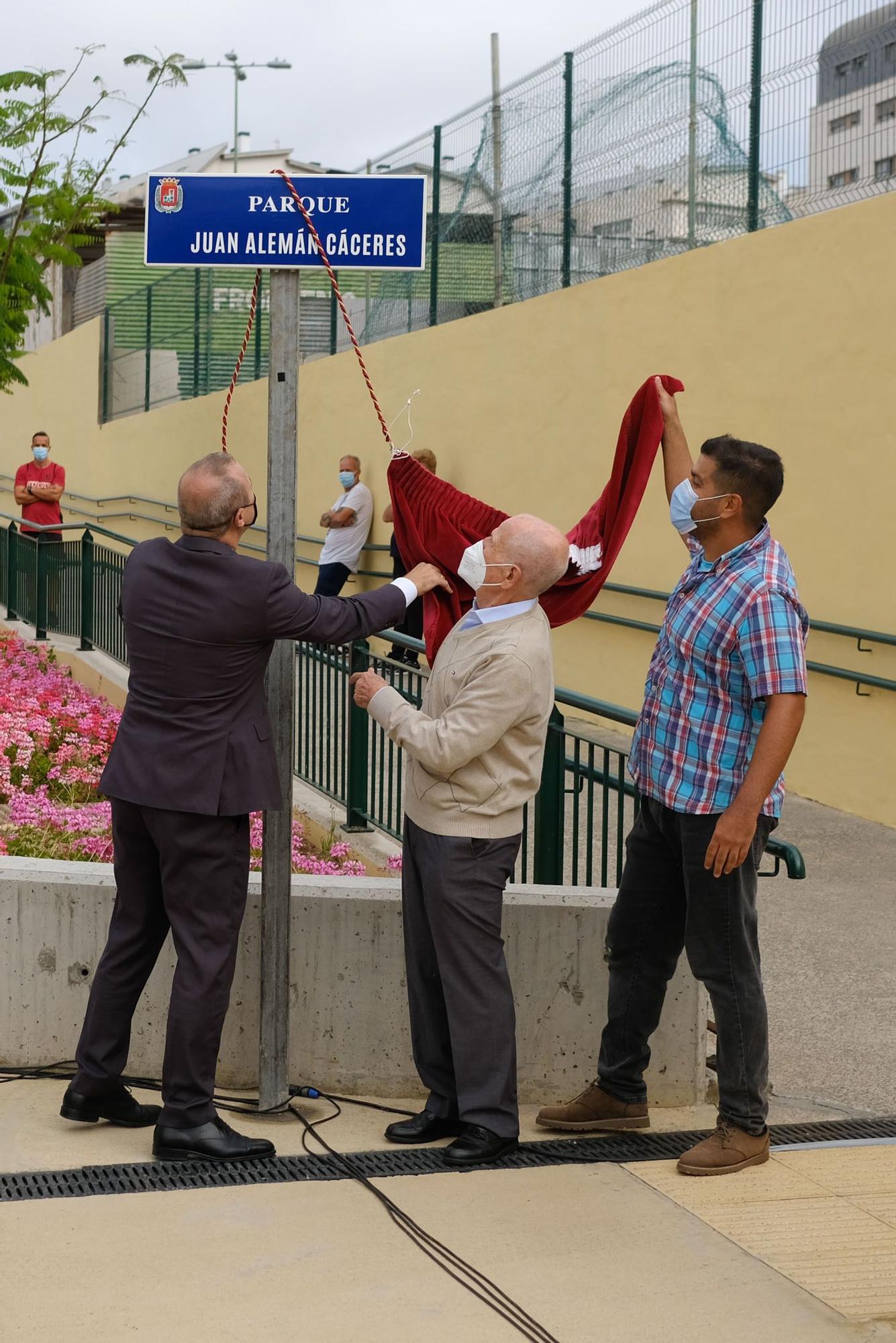 Homenaje a Juan Alemán Cáceres, histórico líder vecinal de La Paterna