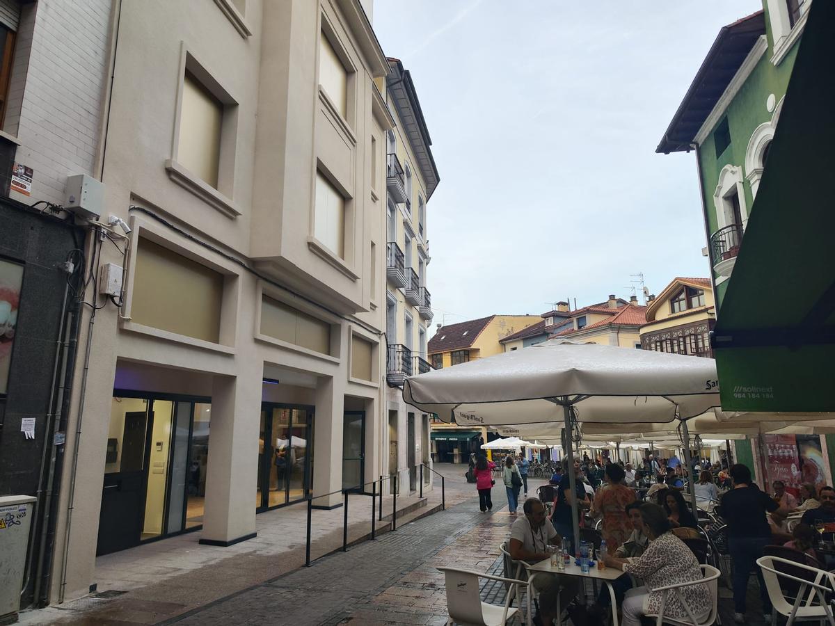 El edificio del centro cultural moscón.