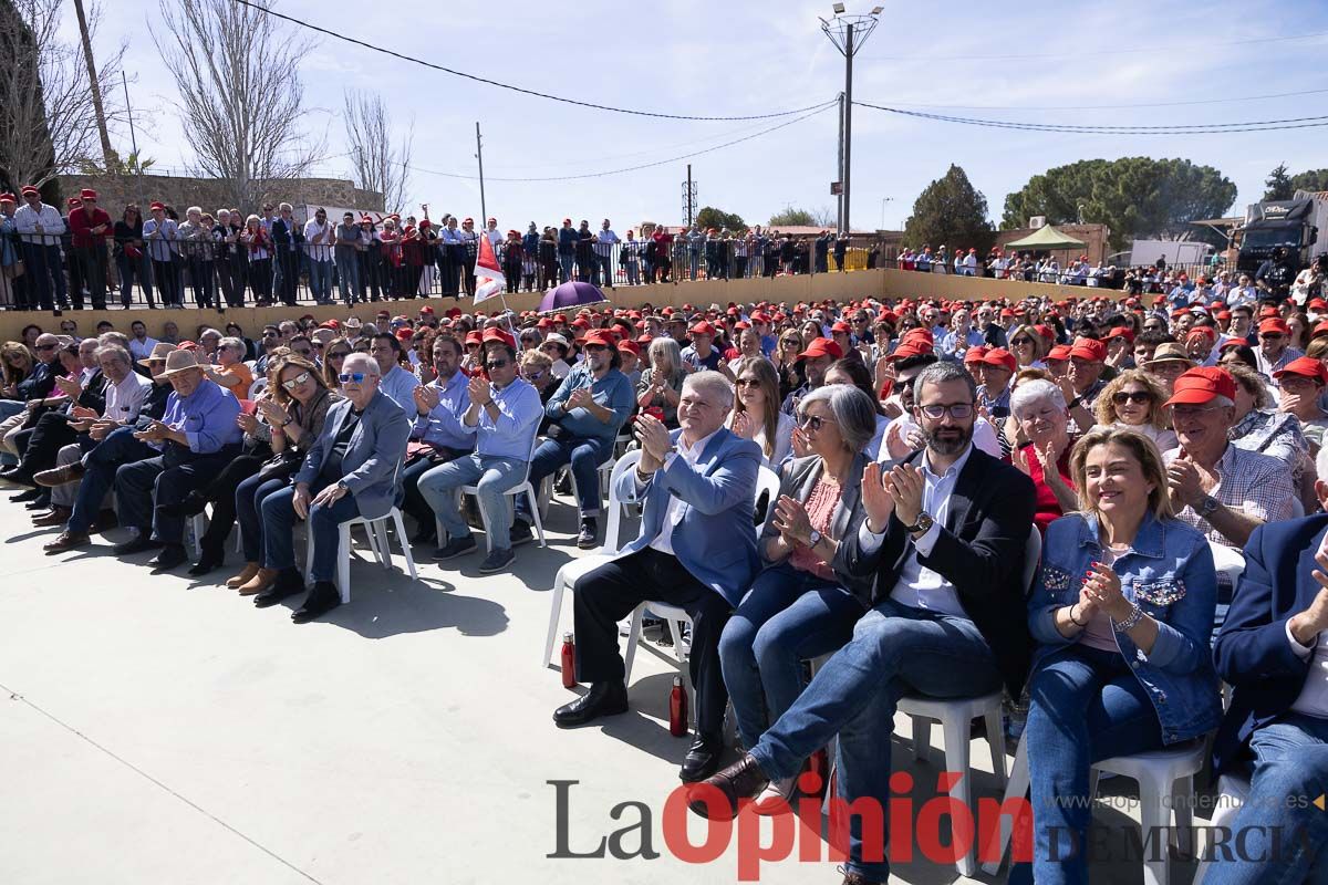 Presentación de José Vélez como candidato del PSOE a la presidencia de la Comunidad