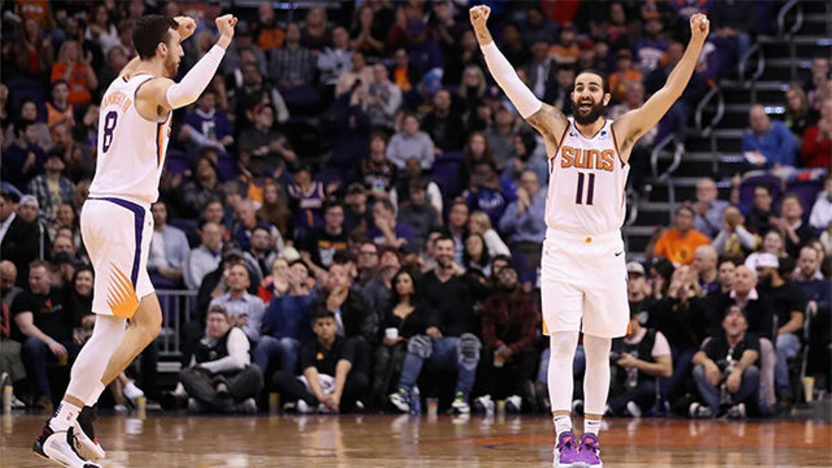 Bandeja llena de clase de Ricky Rubio