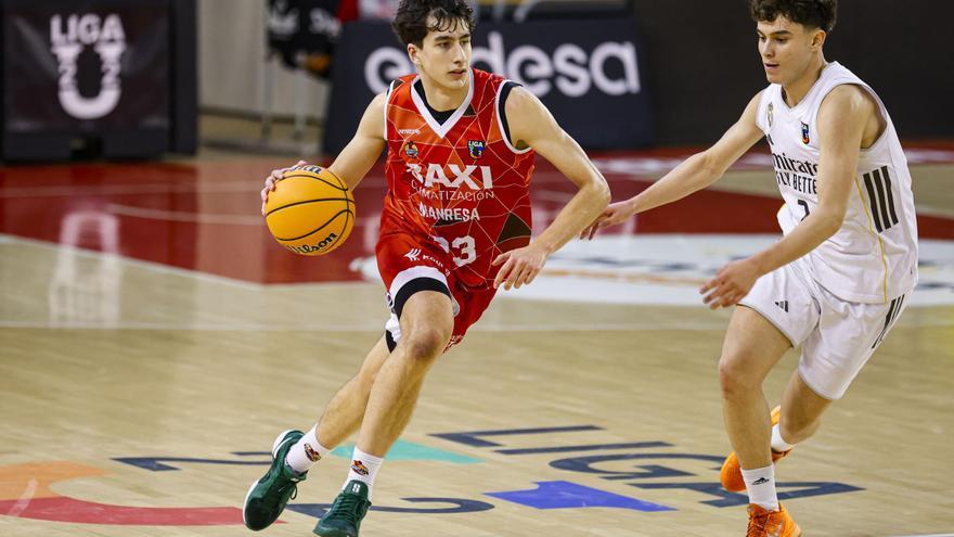 El Baxi Manresa sub-22 debutarà a casa contra el Reial Madrid, divendres, en la segona fase de la Lliga U