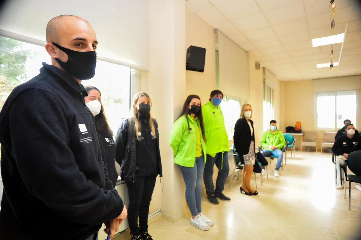 Alumnos del Obradoiro de la Mancomunidade.