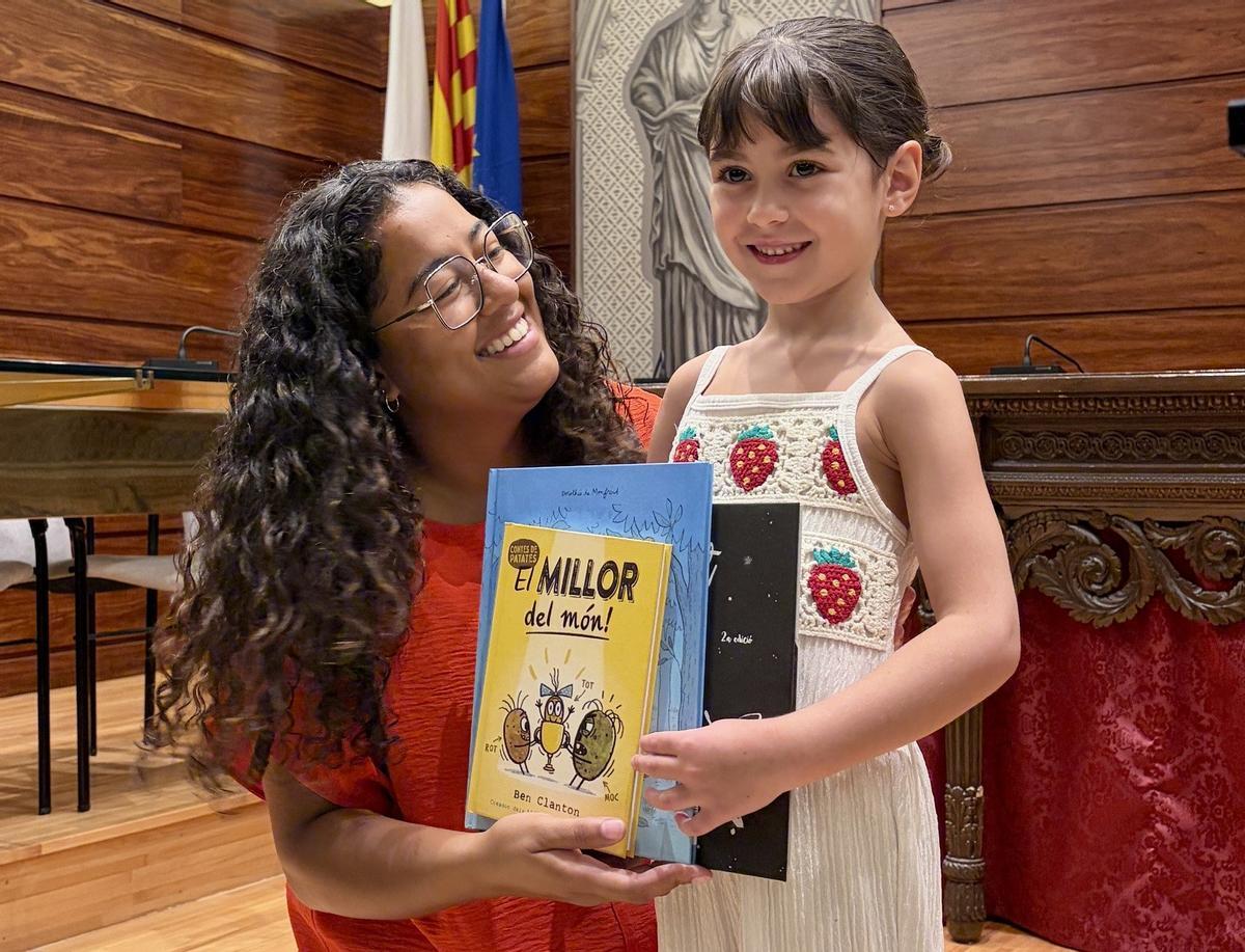 Anna Cases Santaulària, una de les nenes premiada