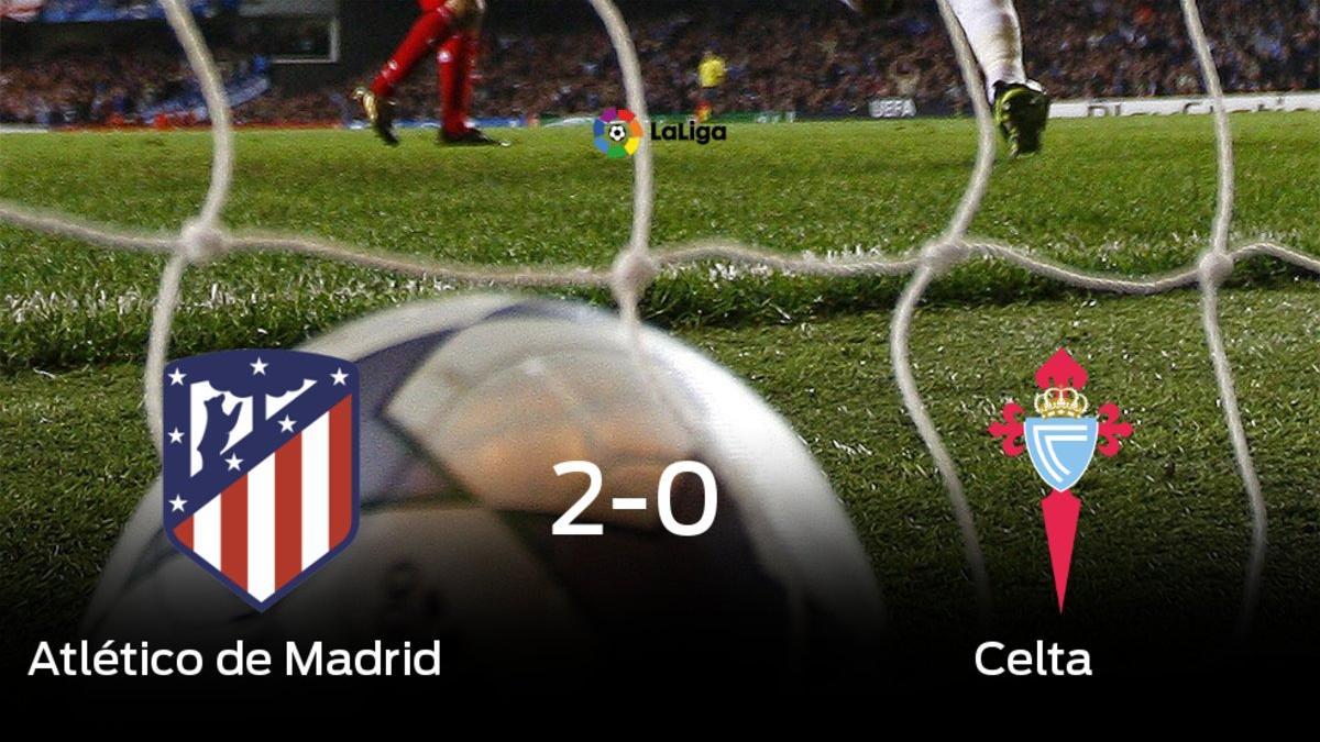 El Atlético de Madrid se lleva tres puntos a casa después de ganar 2-0 al Celta