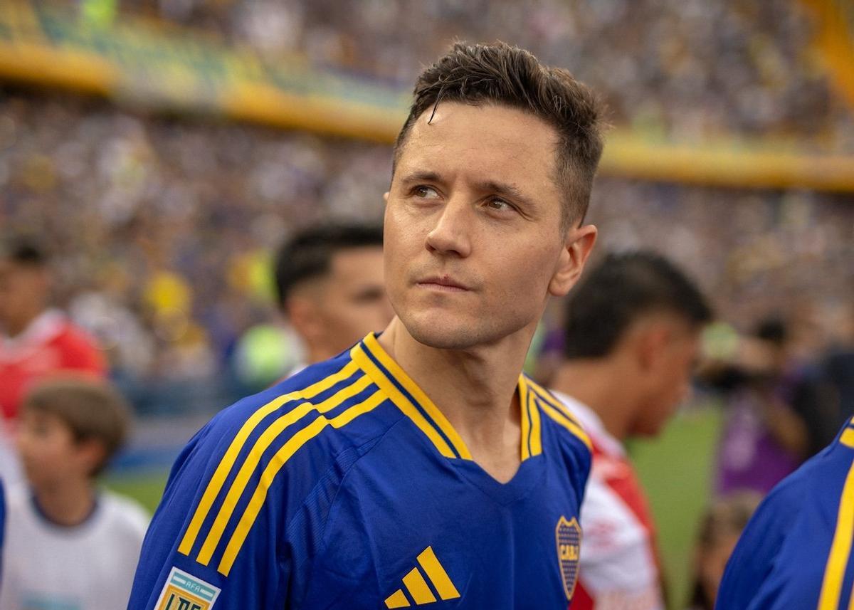 Ander Herrera, en un partido con Boca.