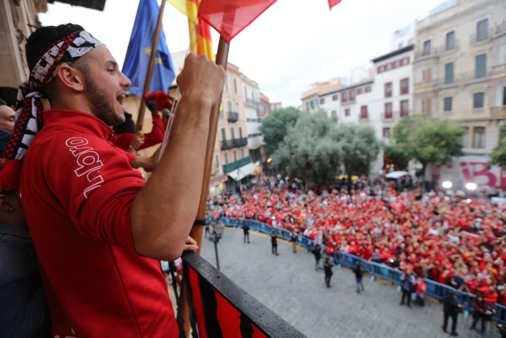 Recibimiento a los héroes del Mallorca