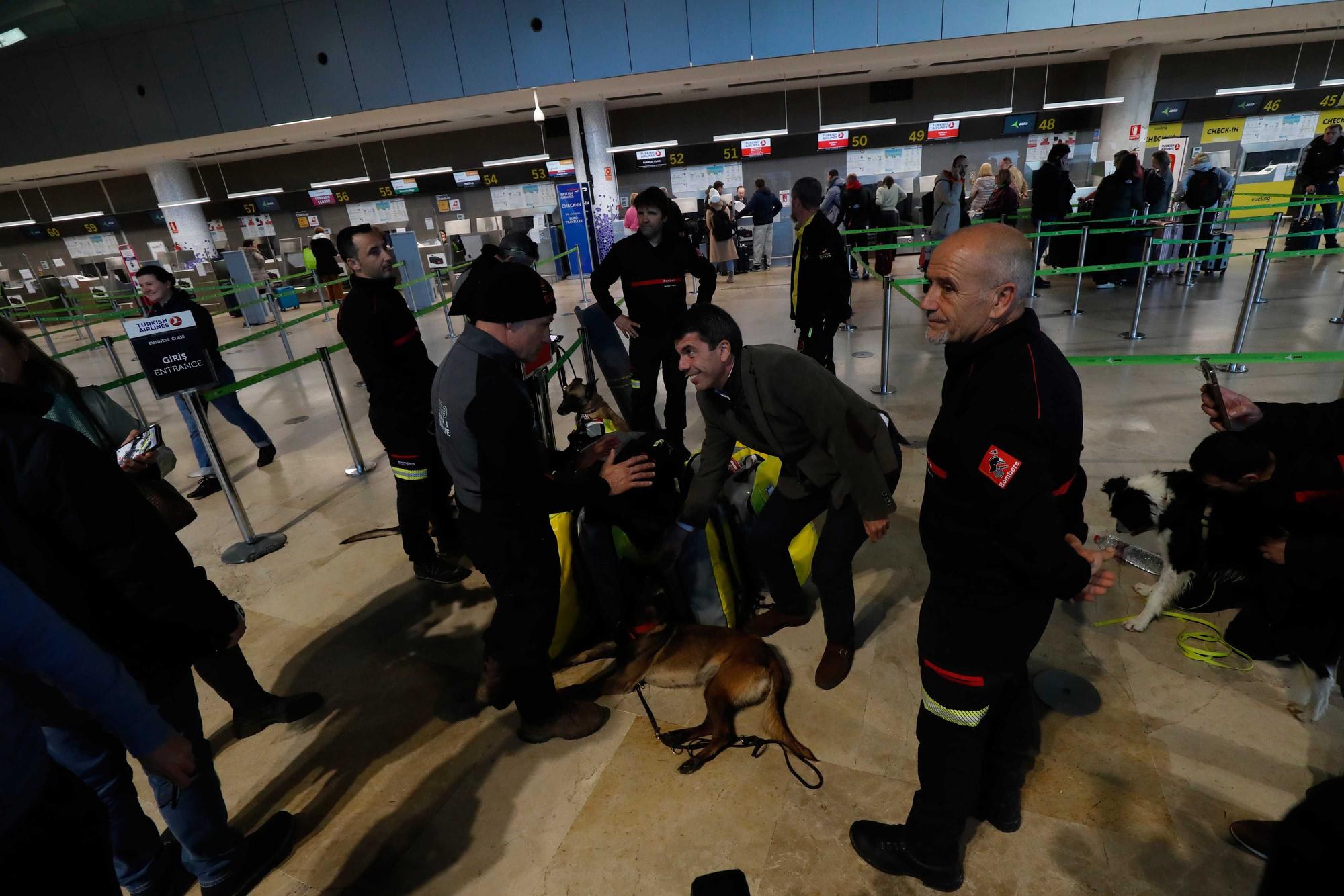 Nueve bomberos de Alicante viajan a Turquía para Ayudar en las tareas de rescate