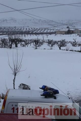 Nieve en Coy y Avilés (Lorca)