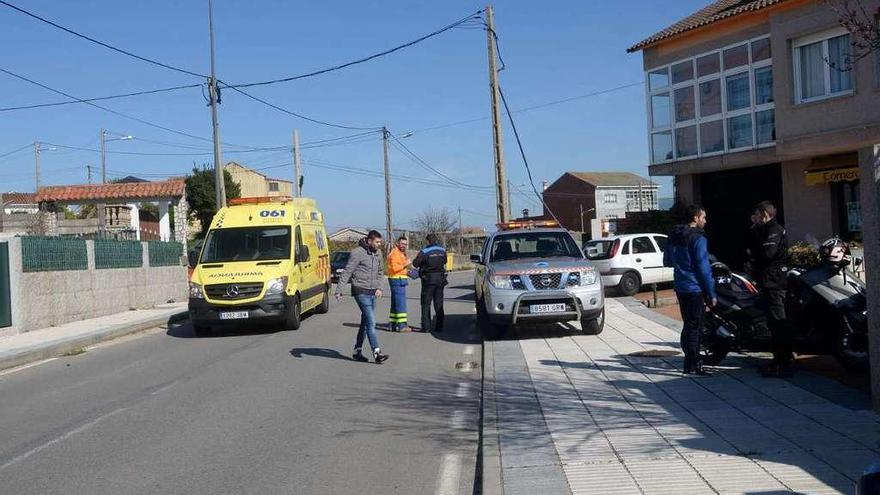 Lugar en el que se registró el accidente de tráfico. // Noé Parga