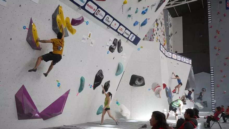 Vídeo | Segunda jornada de la Copa de España de Escalada en Cáceres