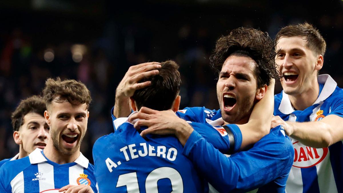 Cabrera marcó el tanto inicial del Espanyol en el RCDE Stadium