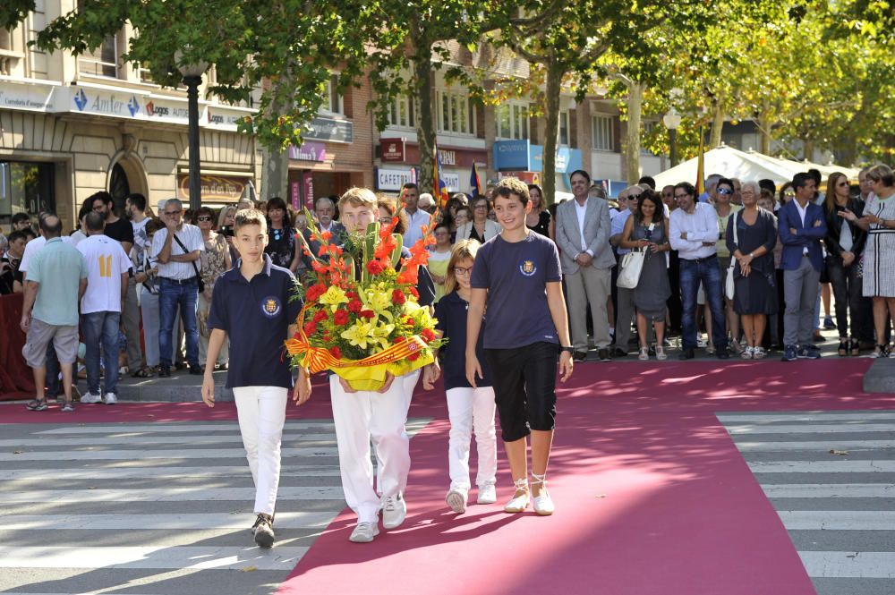 Les ofrenes de la Diada a Manresa