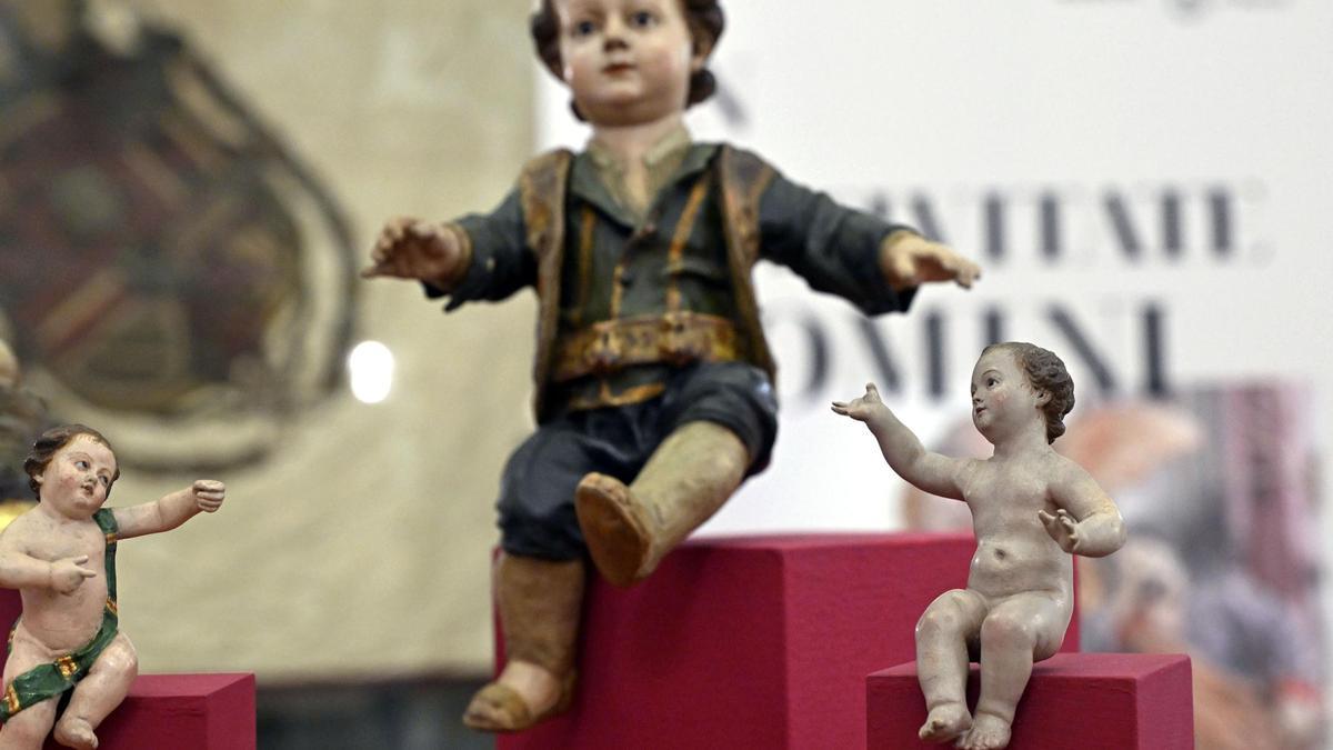 El Niño Jesús en el belén 'Laigmaniere'.