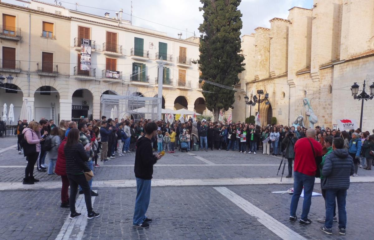 Aspecto de la plaza Major.