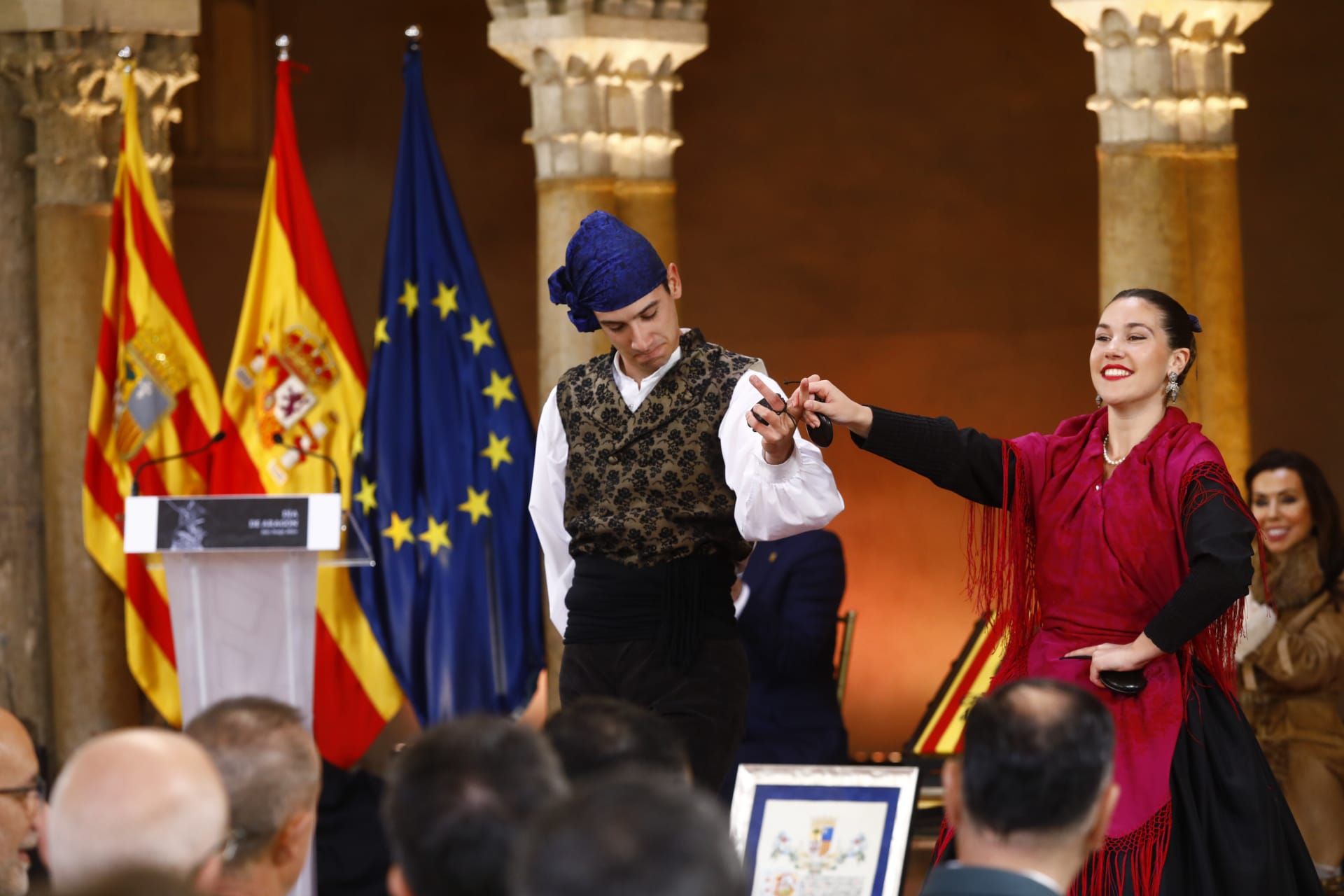 EN IMÁGENES | Acto institucional del Día de Aragón 2024 en La Aljafería