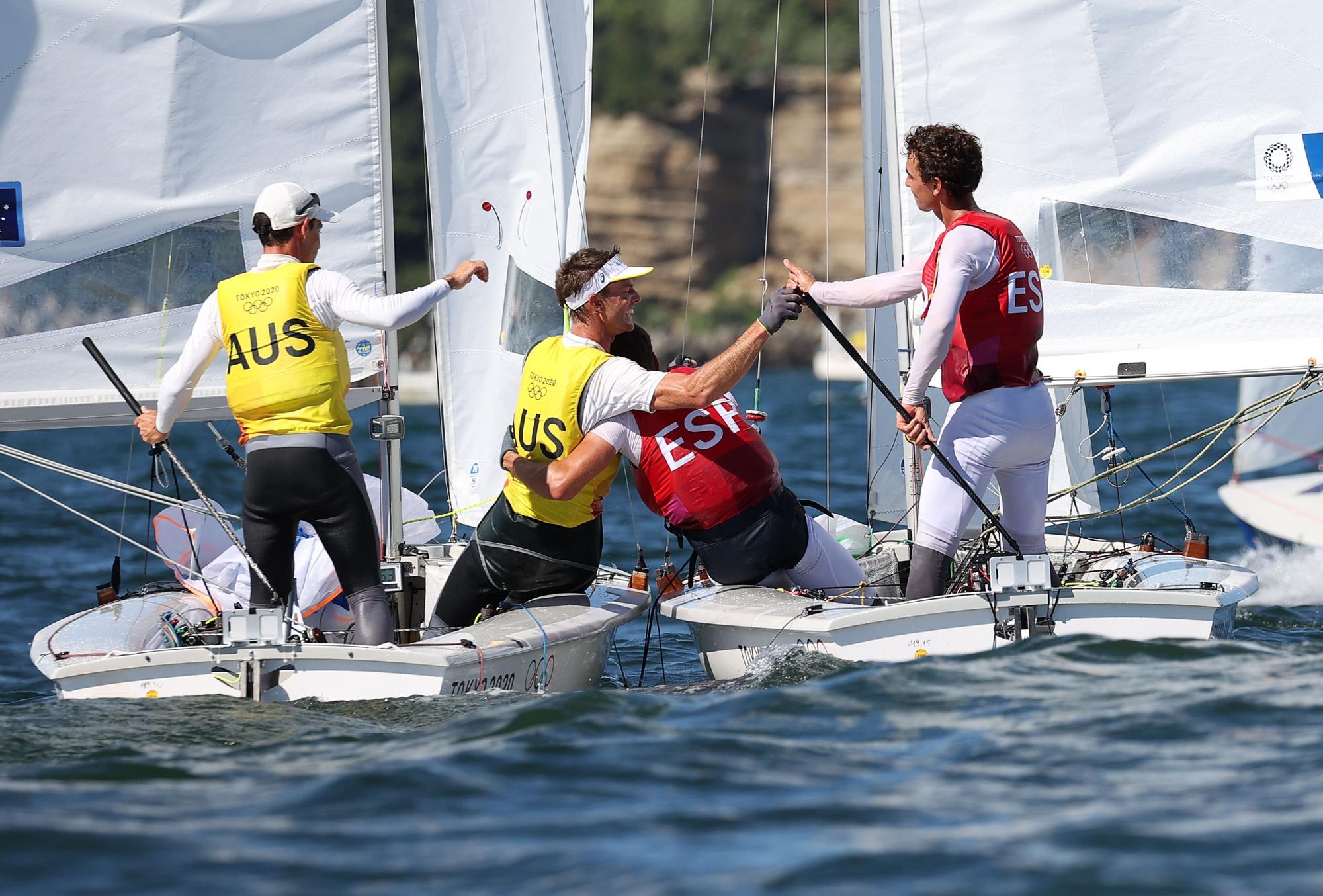 Nico Rodríguez y Jordi Xammar ganan el bronce en el 470 de vela en Tokyo 2020