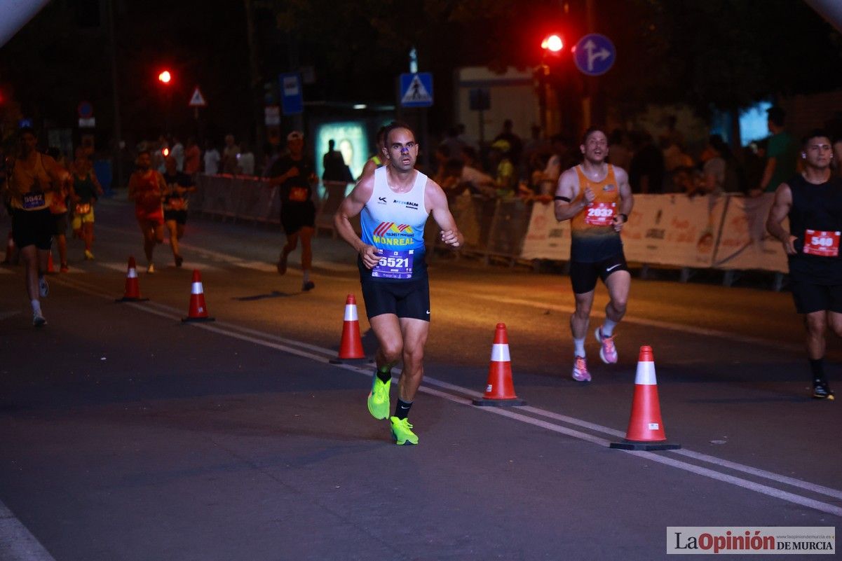 Las mejores imágenes de la carrera nocturna de Murcia