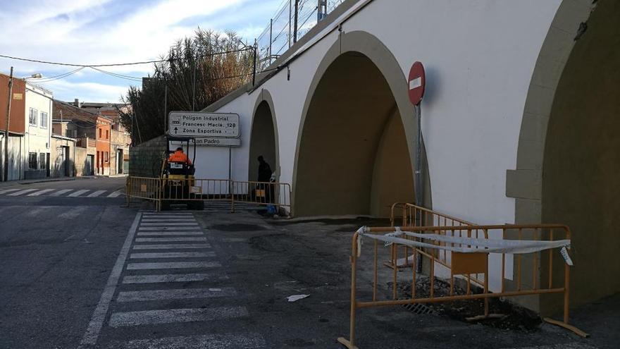 Les obres sota el pont de Ferrocarrils han començat aquesta setmana