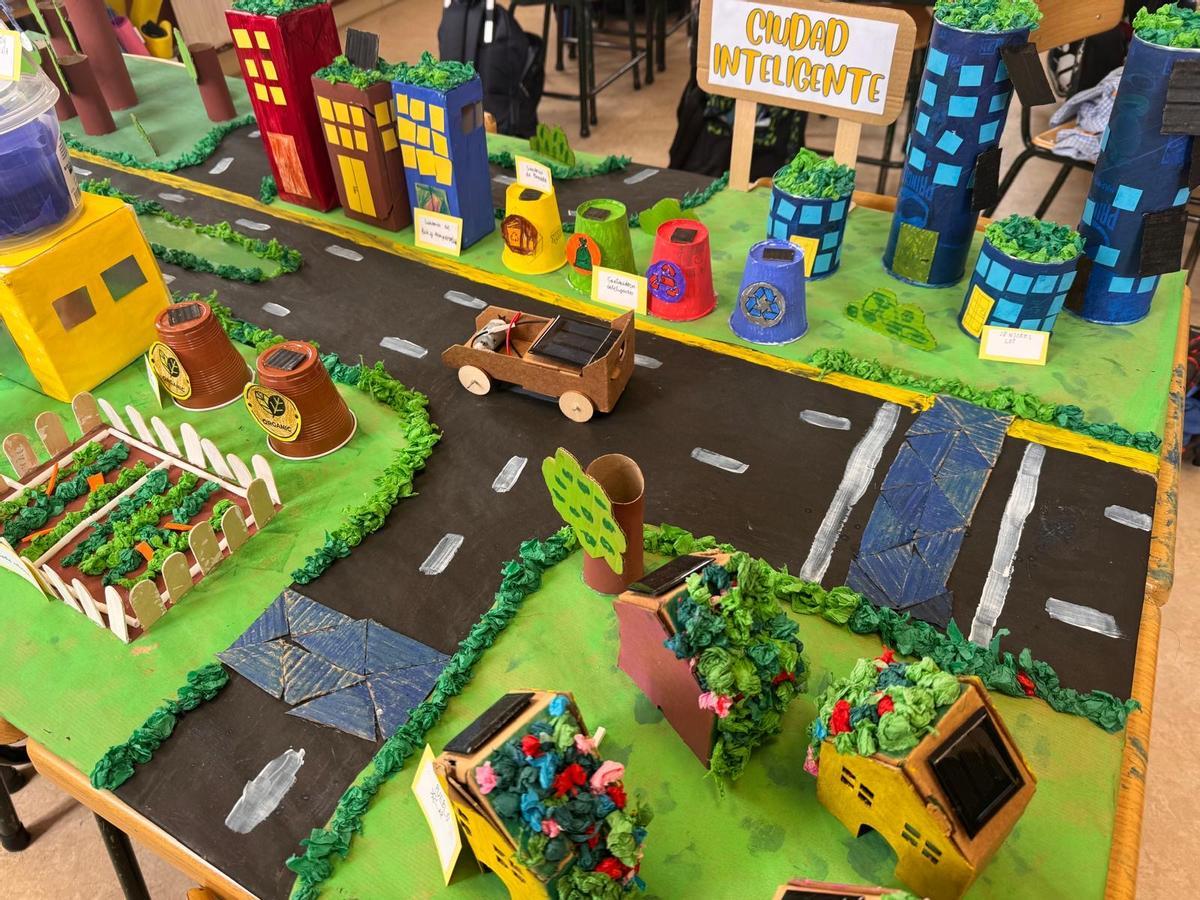 La maqueta de la ciudad.