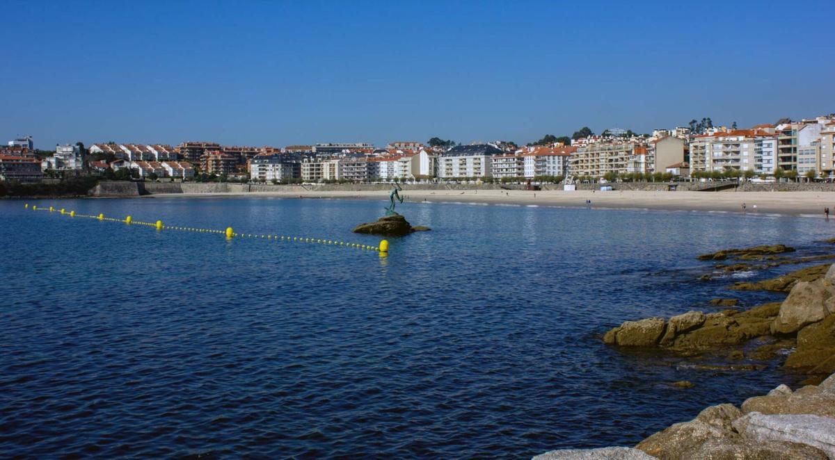 La Playa de Silgar, en Sanxenxo.