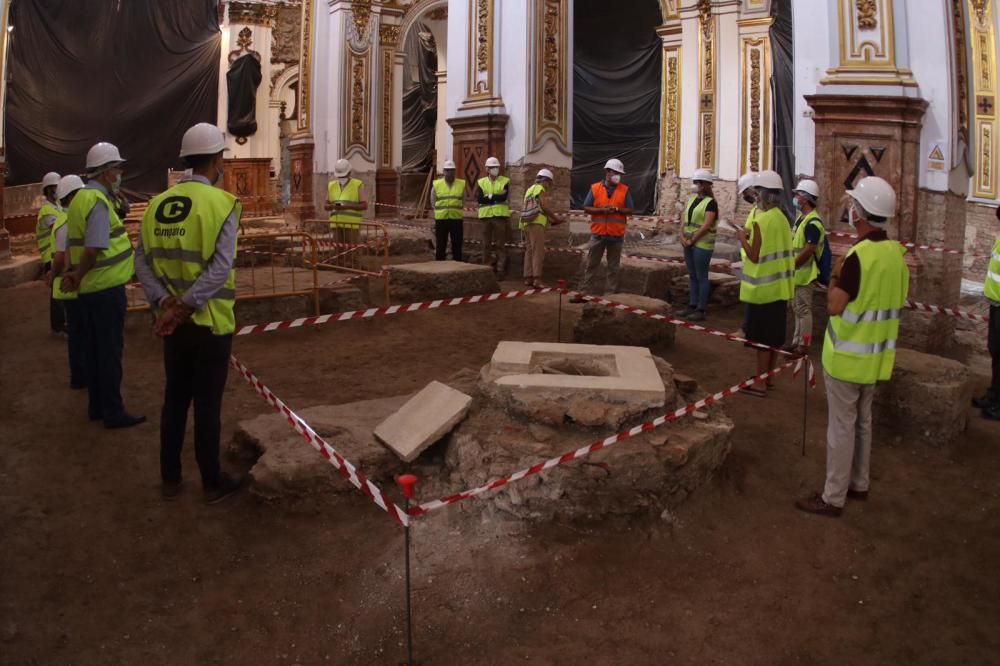 Obras de restauración en la Iglesia de los Santos Mártires