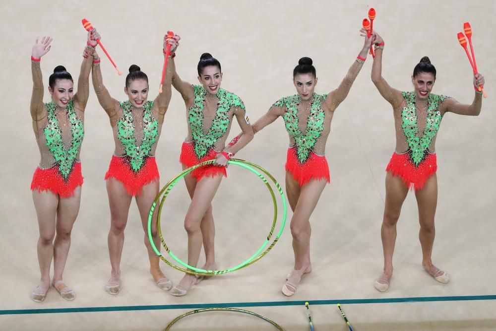 Olimpiadas Río 2016: España gana la plata en la final de gimnasia rítmica