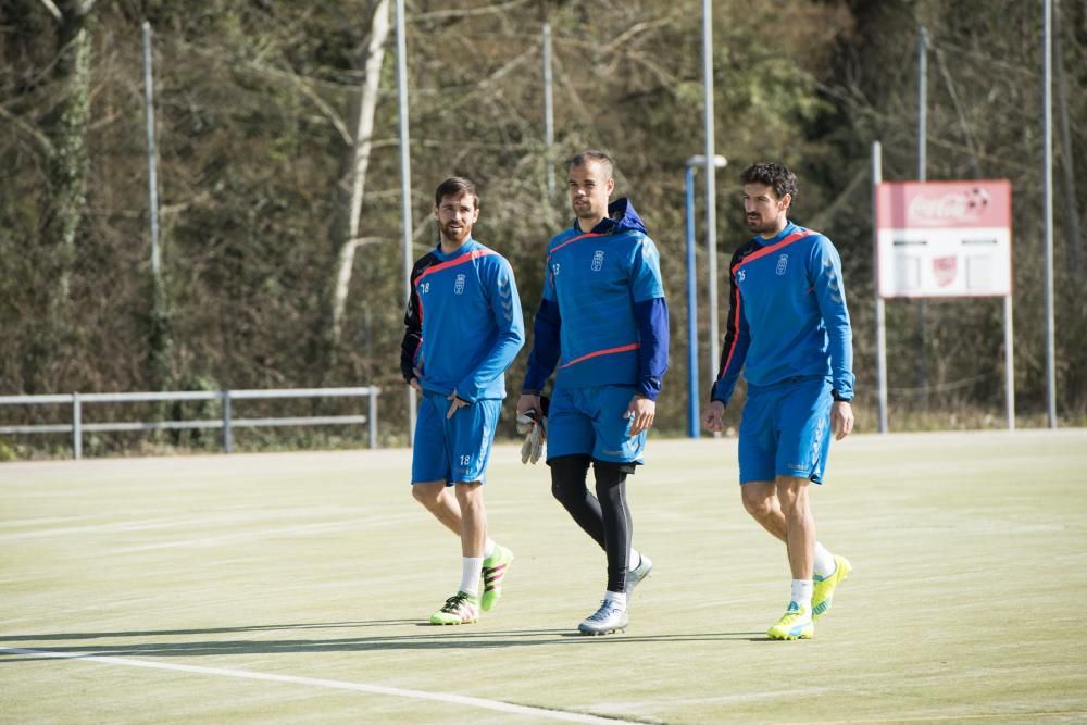 Generelo dirige su primer entrenamiento del Real Oviedo