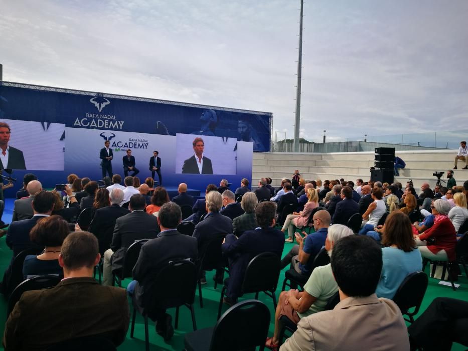 Inauguración de la Academia de Rafa Nadal en Manacor