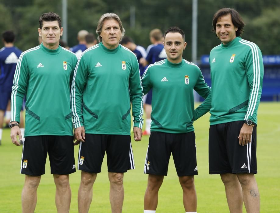 Primer entrenamiento del Real Oviedo para la tempo