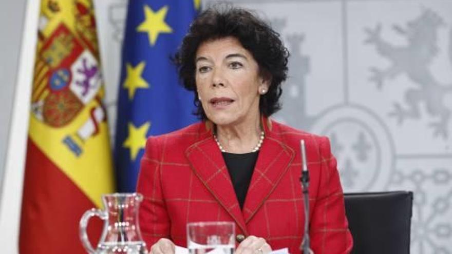 La portaveu de l&#039;executiu espanyol, Isabel Celaá