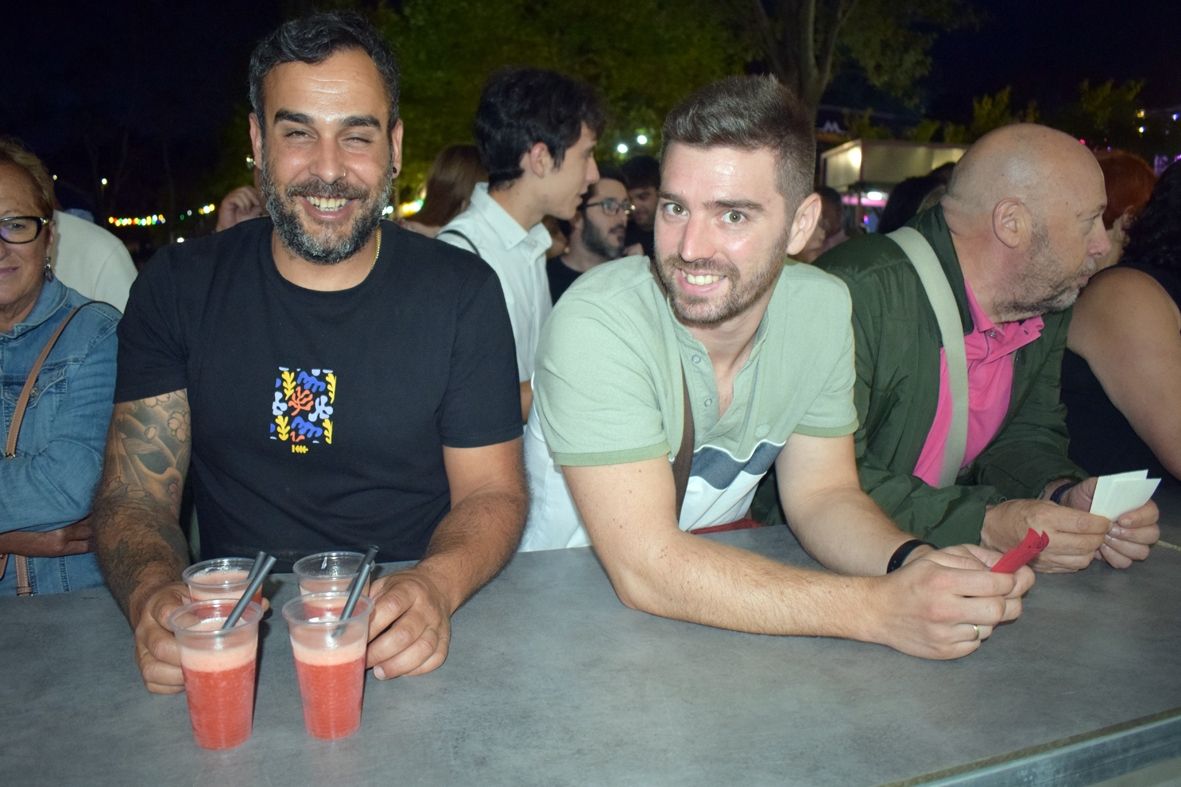 Un momento de la celebración de la fiesta de la caña y la anguila celebrada en Valga.