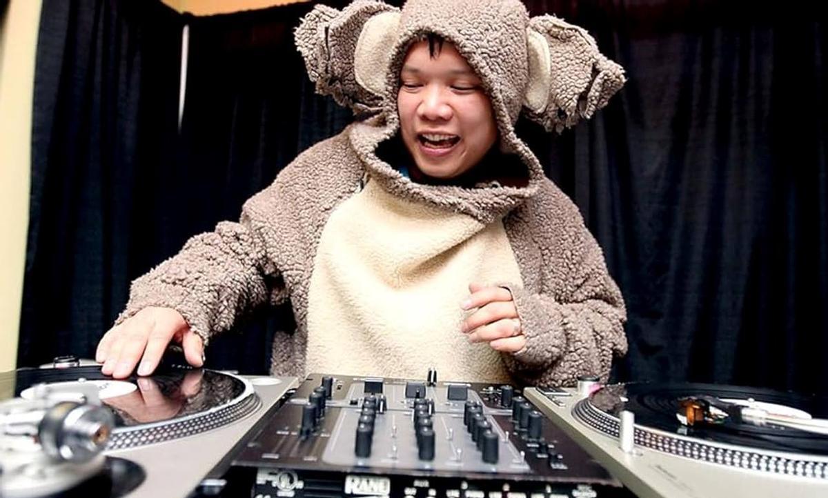 Kid Koala, en una sesión de 'dj'