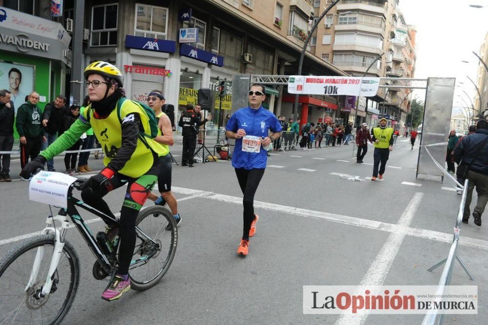 Murcia Maratón y 10 k. Paso por la Gran Vía