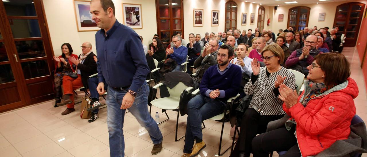 Luis Ramón Fernández Huerga, en el anterior congreso local del PSOE.