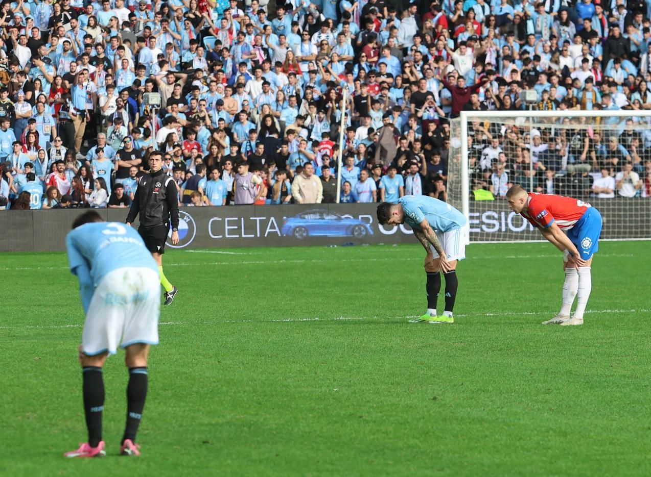 De la fiesta inicial a la decepción: las mejores imágenes del Celta-Girona