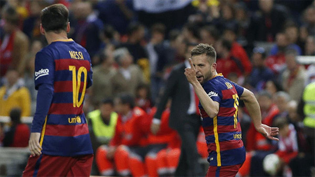 9. Messi a Jordi Alba